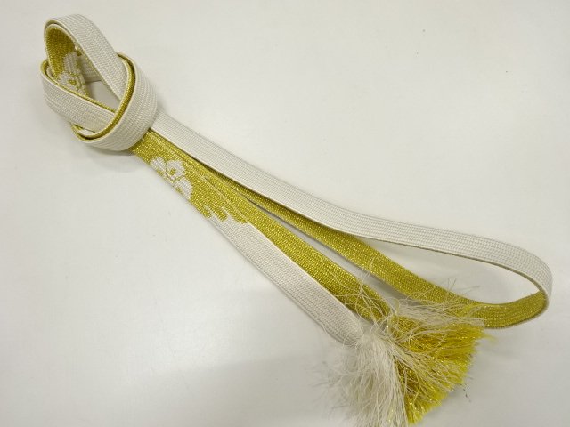 JAPANESE KIMONO / HAND-TIED OBIJIME CORD
